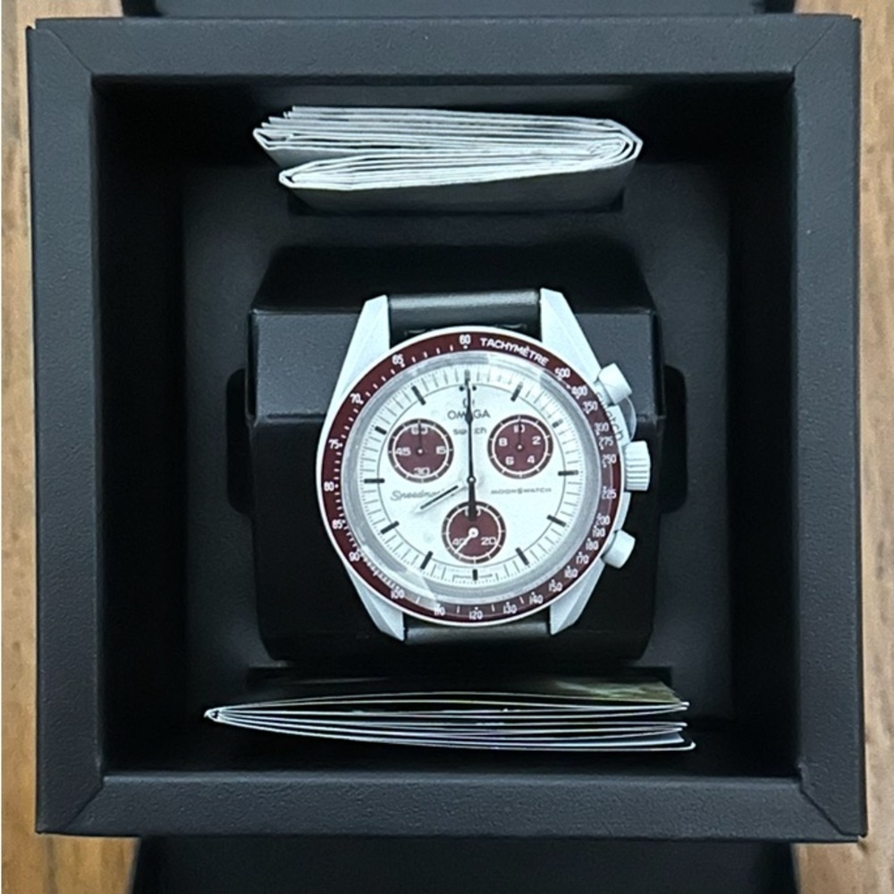 Collectors Edition Omega x Swatch Mission to Pluto Bioceramic Moonswatch